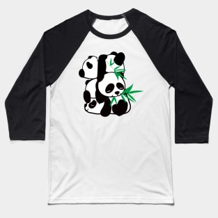 Lazy Pandas Baseball T-Shirt